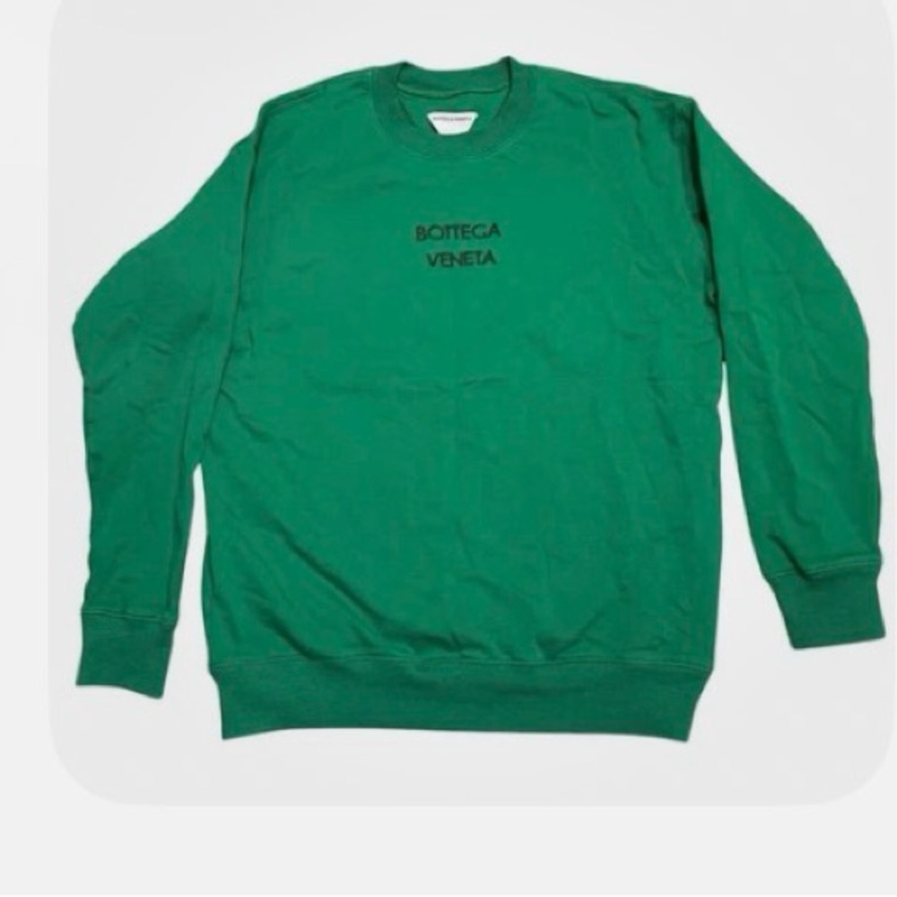 Bottega Veneta Emerald Green Crewneck Sweatshirt